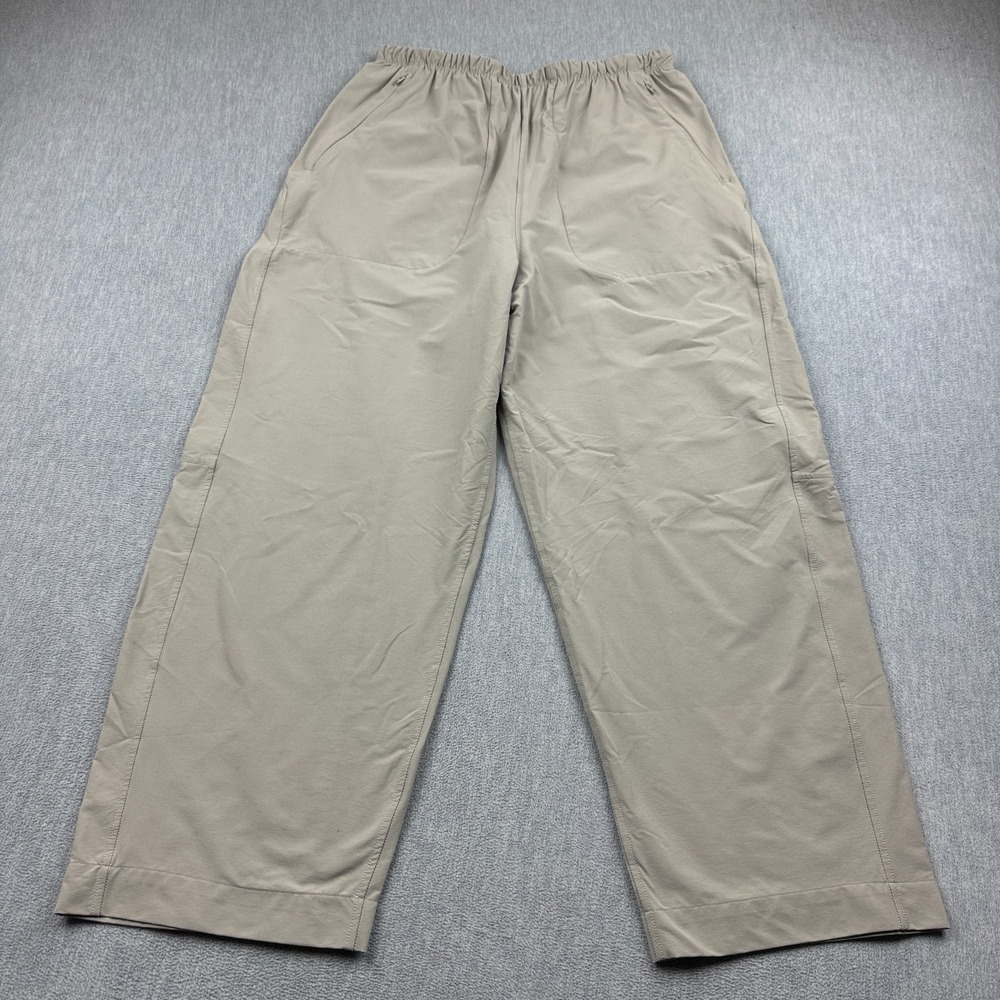 Lululemon Pants Womens 8 Beige Lightweight Mid-Rise Barrel-Leg Cropped Pants 26"